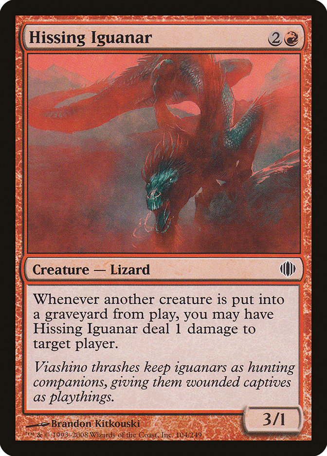 Hissing Iguanar [Shards of Alara] | D20 Games