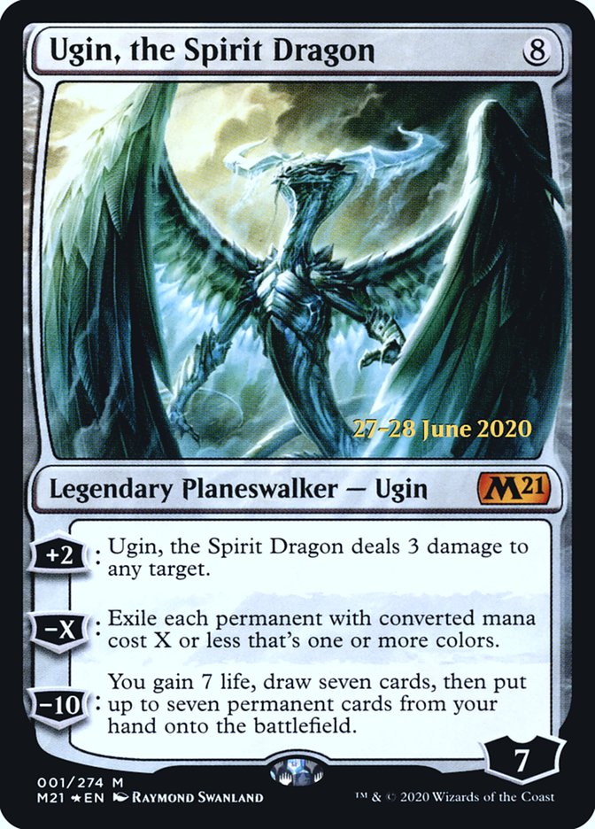 Ugin, the Spirit Dragon  [Core Set 2021 Prerelease Promos] | D20 Games