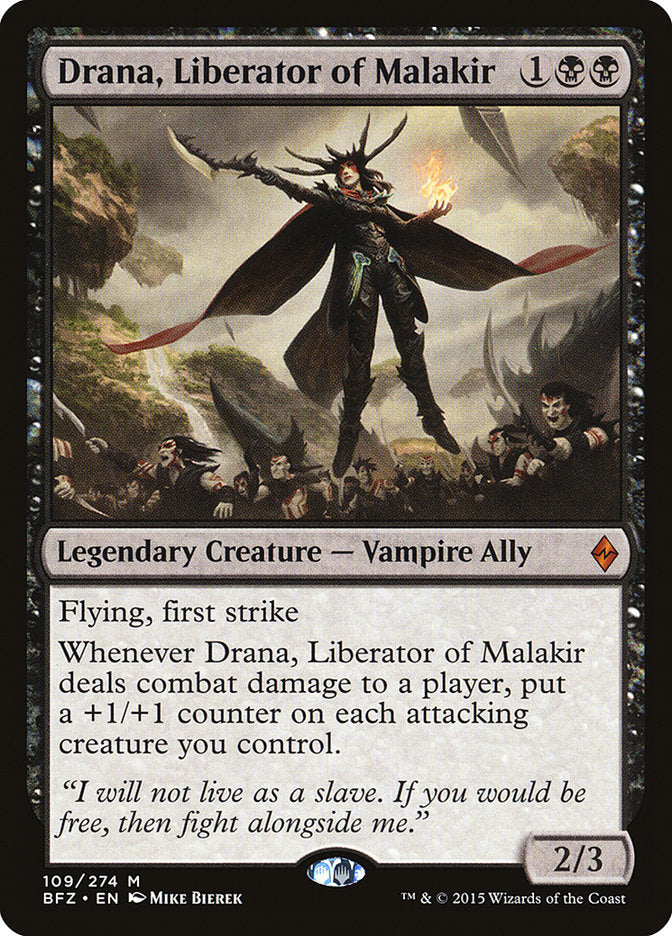 Drana, Liberator of Malakir [Battle for Zendikar] | D20 Games
