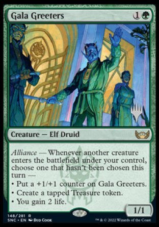 Gala Greeters (Promo Pack) [Streets of New Capenna Promos] | D20 Games