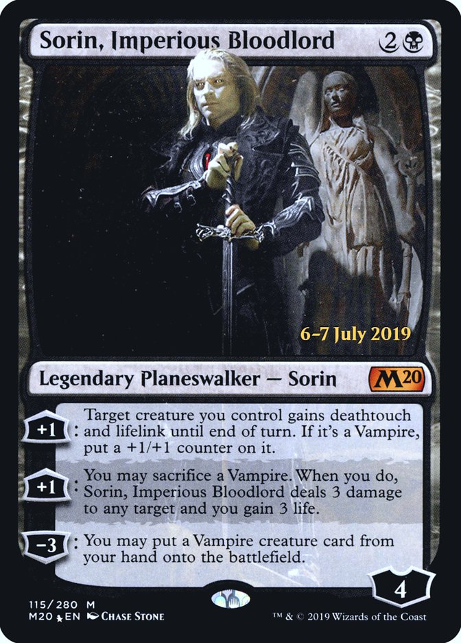 Sorin, Imperious Bloodlord  [Core Set 2020 Prerelease Promos] | D20 Games
