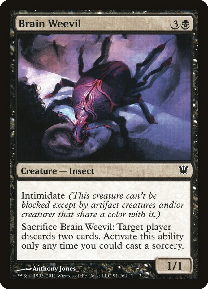 Brain Weevil [Innistrad] | D20 Games