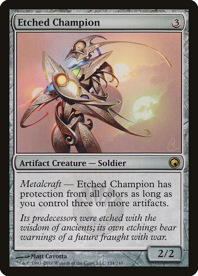 Etched Champion [Scars of Mirrodin] | D20 Games