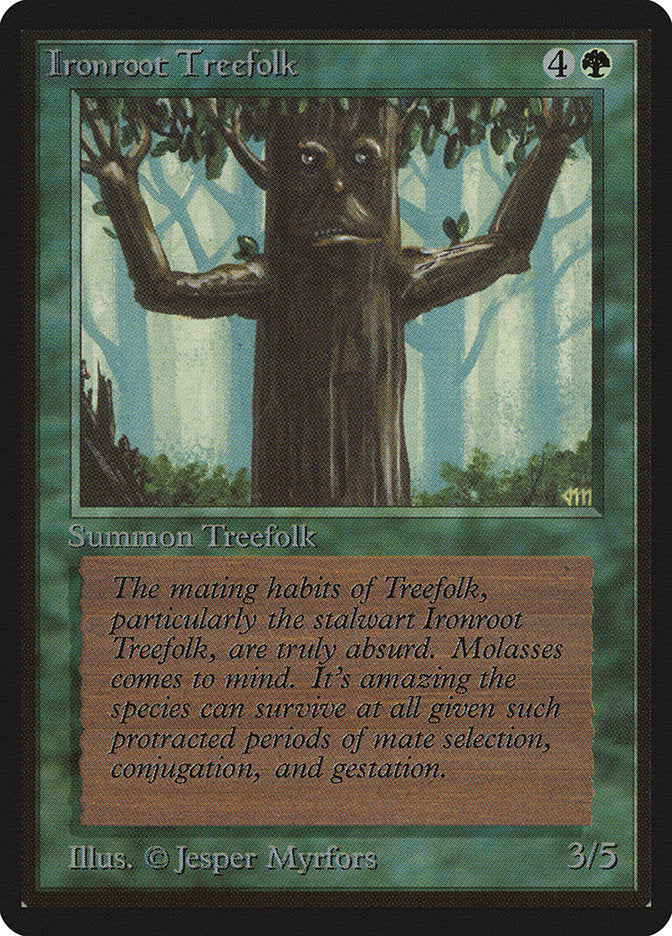 Ironroot Treefolk [Limited Edition Beta] | D20 Games