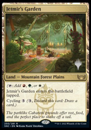 Jetmir's Garden (Promo Pack) [Streets of New Capenna Promos] | D20 Games