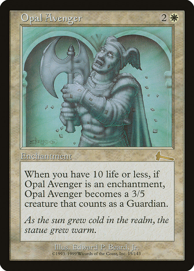 Opal Avenger [Urza's Legacy] | D20 Games