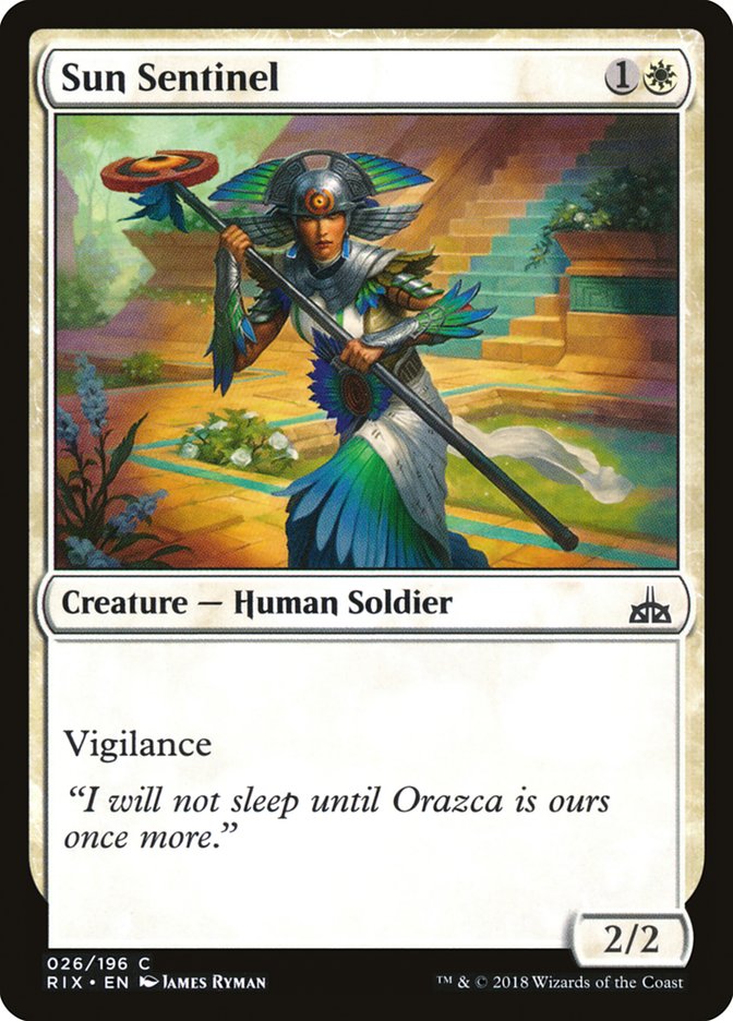 Sun Sentinel [Rivals of Ixalan] | D20 Games