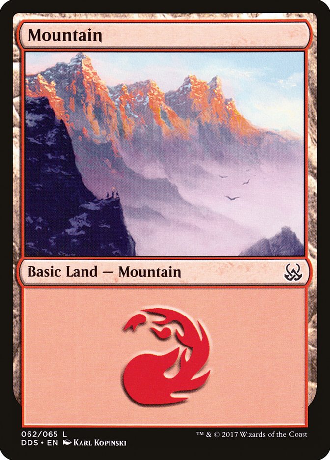 Mountain (62) [Duel Decks: Mind vs. Might] | D20 Games
