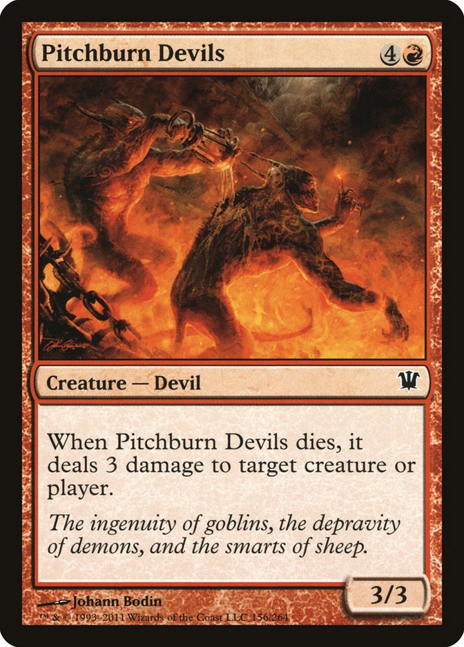 Pitchburn Devils [Innistrad] | D20 Games