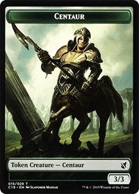 Centaur // Egg Double-sided Token [Commander 2019 Tokens] | D20 Games