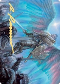 Resplendent Marshal Art Card (Gold-Stamped Signature) [Kaldheim: Art Series] | D20 Games