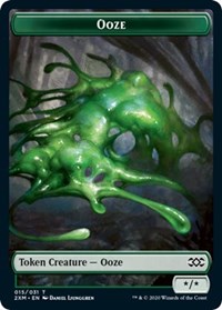Ooze // Wurm (030) Double-sided Token [Double Masters Tokens] | D20 Games