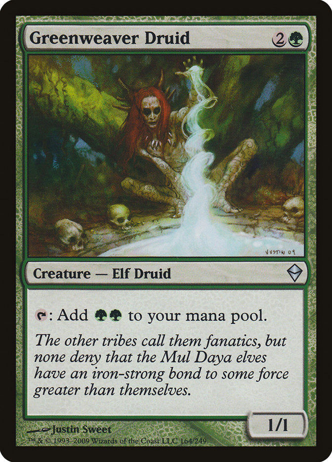 Greenweaver Druid [Zendikar] | D20 Games