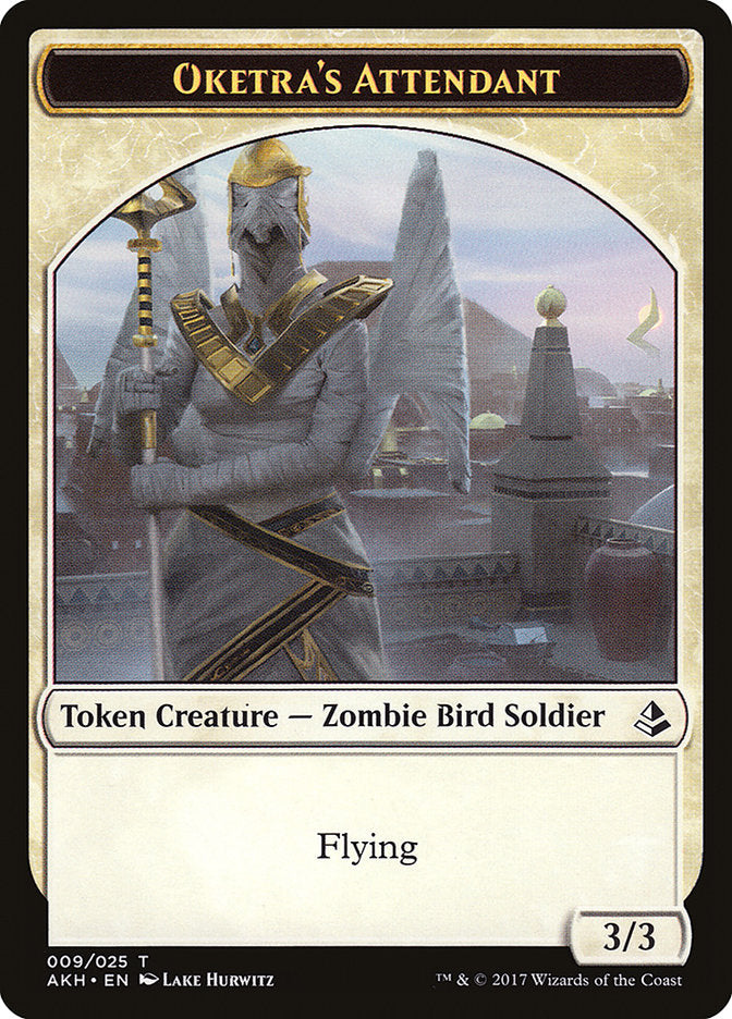 Oketra's Attendant [Amonkhet Tokens] | D20 Games