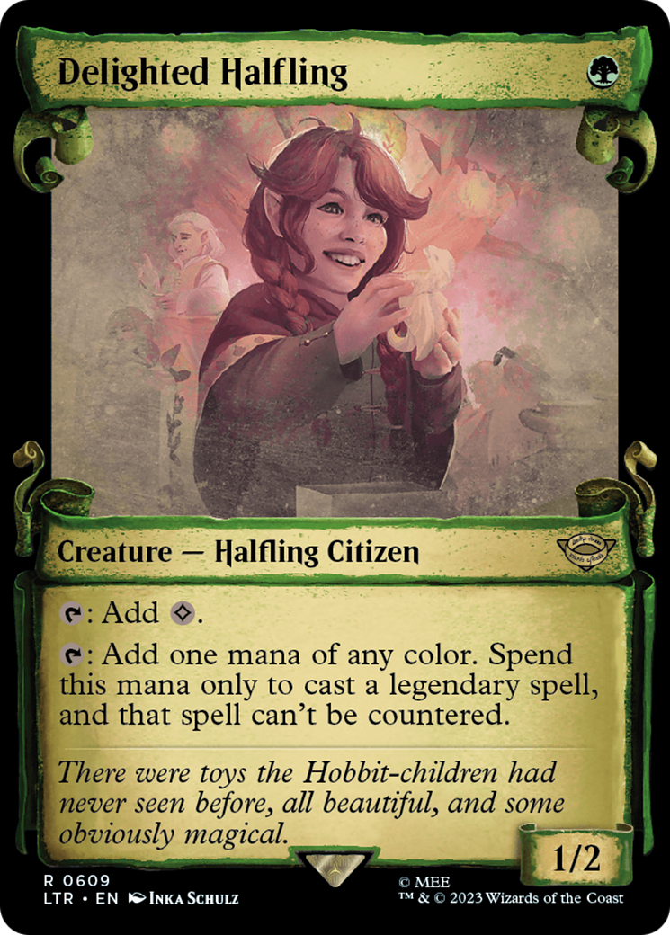 Delighted Halfling [The Lord of the Rings: Tales of Middle-Earth Showcase Scrolls] | D20 Games