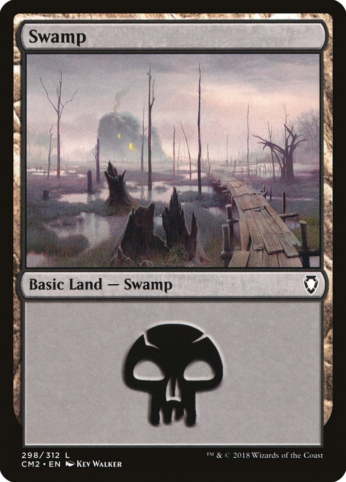 Swamp (298) [Commander Anthology Volume II] | D20 Games