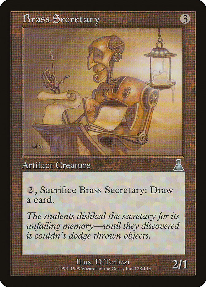 Brass Secretary [Urza's Destiny] | D20 Games