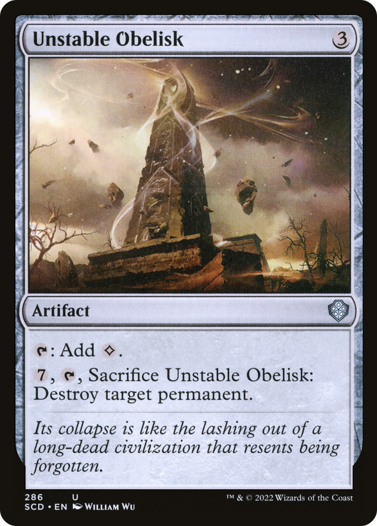 Unstable Obelisk [Starter Commander Decks] | D20 Games