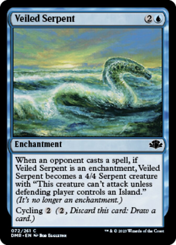 Veiled Serpent [Dominaria Remastered] | D20 Games