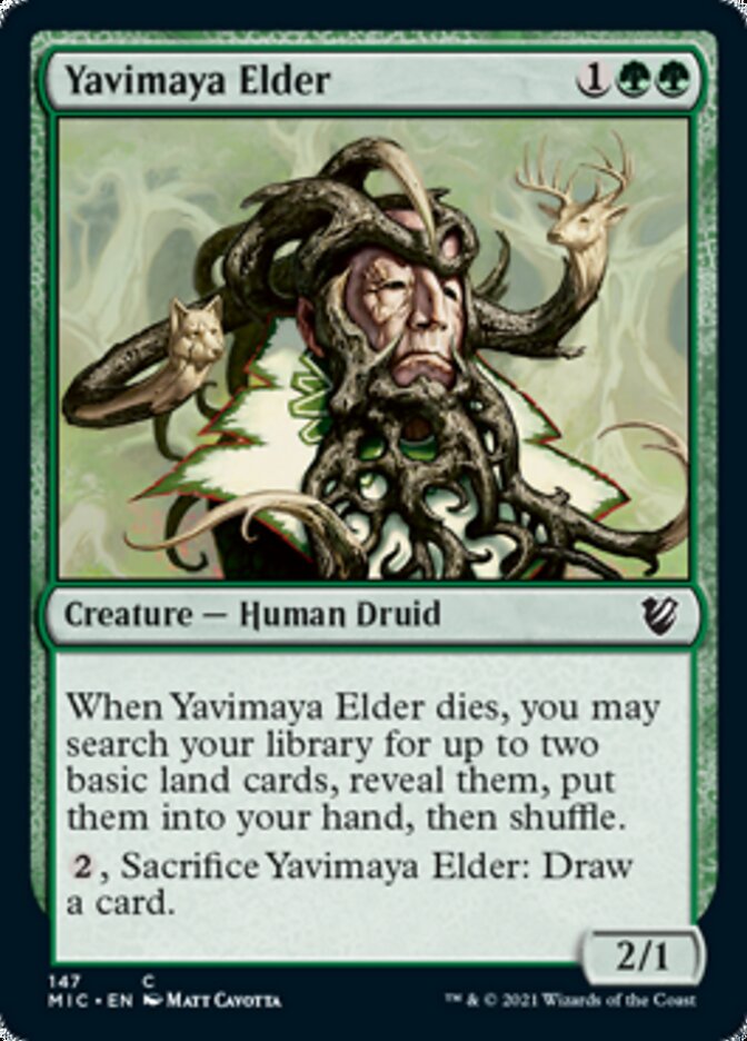 Yavimaya Elder [Innistrad: Midnight Hunt Commander] | D20 Games