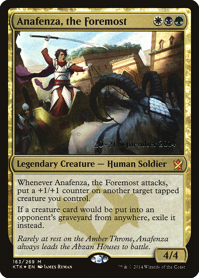 Anafenza, the Foremost  [Khans of Tarkir Prerelease Promos] | D20 Games