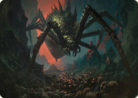 Shelob, Child of Ungoliant Art Card [The Lord of the Rings: Tales of Middle-earth Art Series] | D20 Games