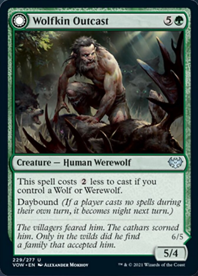 Wolfkin Outcast // Wedding Crasher [Innistrad: Crimson Vow] | D20 Games