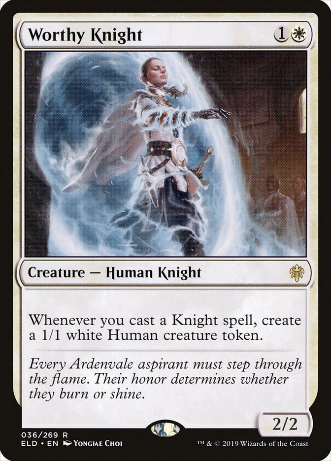 Worthy Knight [Throne of Eldraine] | D20 Games