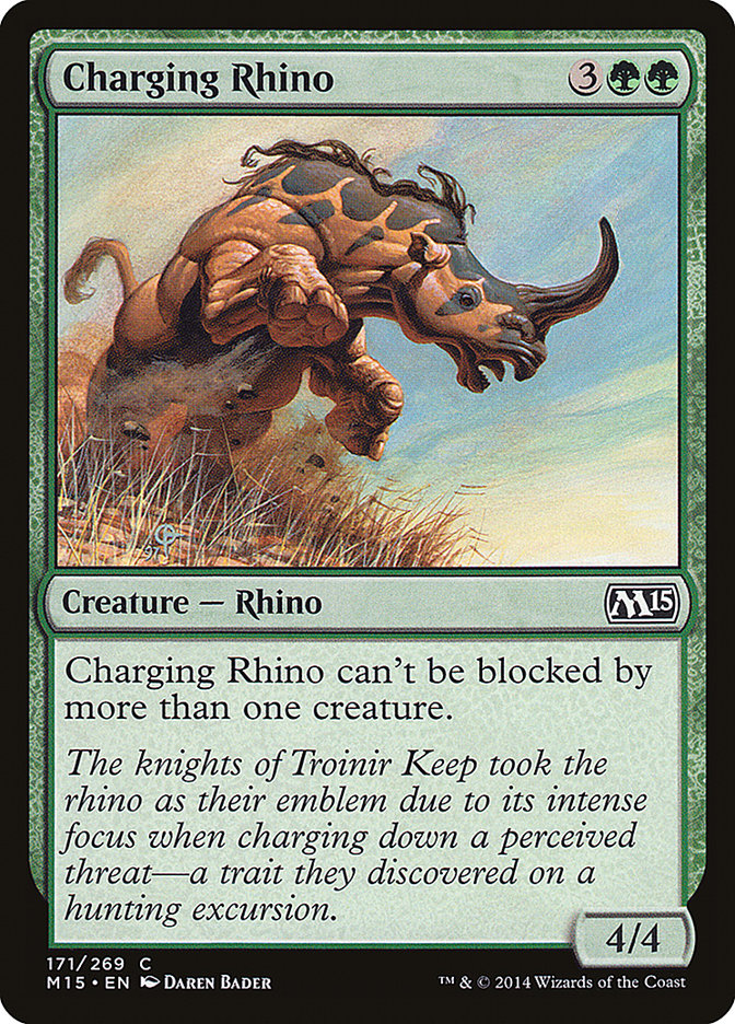 Charging Rhino [Magic 2015] | D20 Games