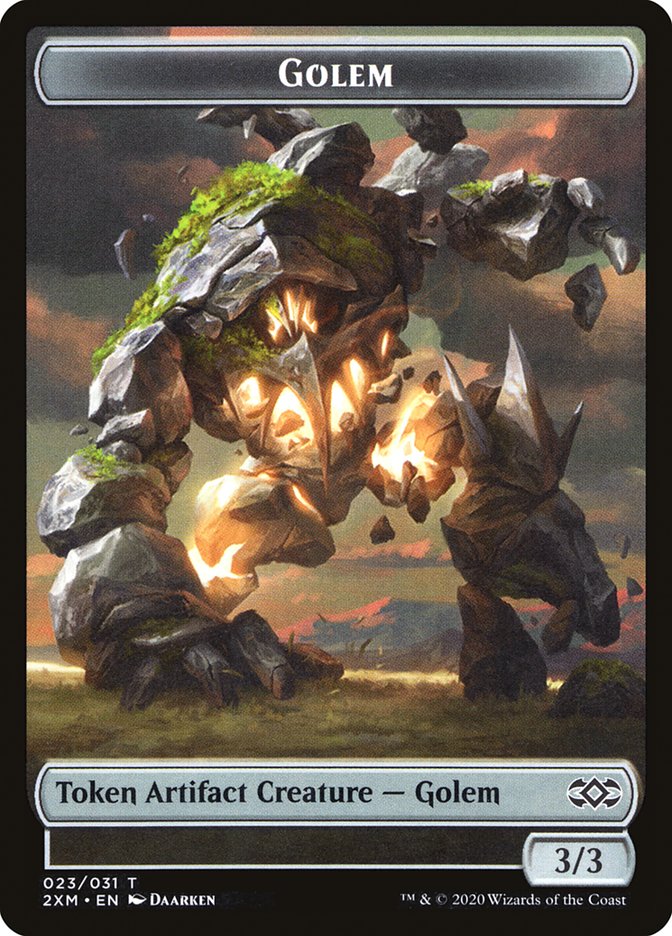 Golem [Double Masters Tokens] | D20 Games