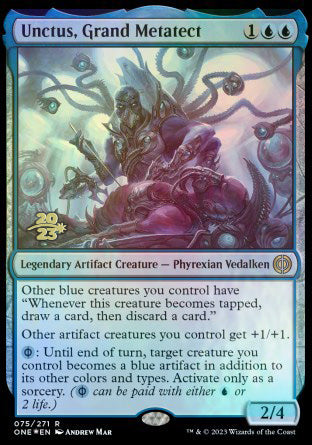 Unctus, Grand Metatect [Phyrexia: All Will Be One Prerelease Promos] | D20 Games