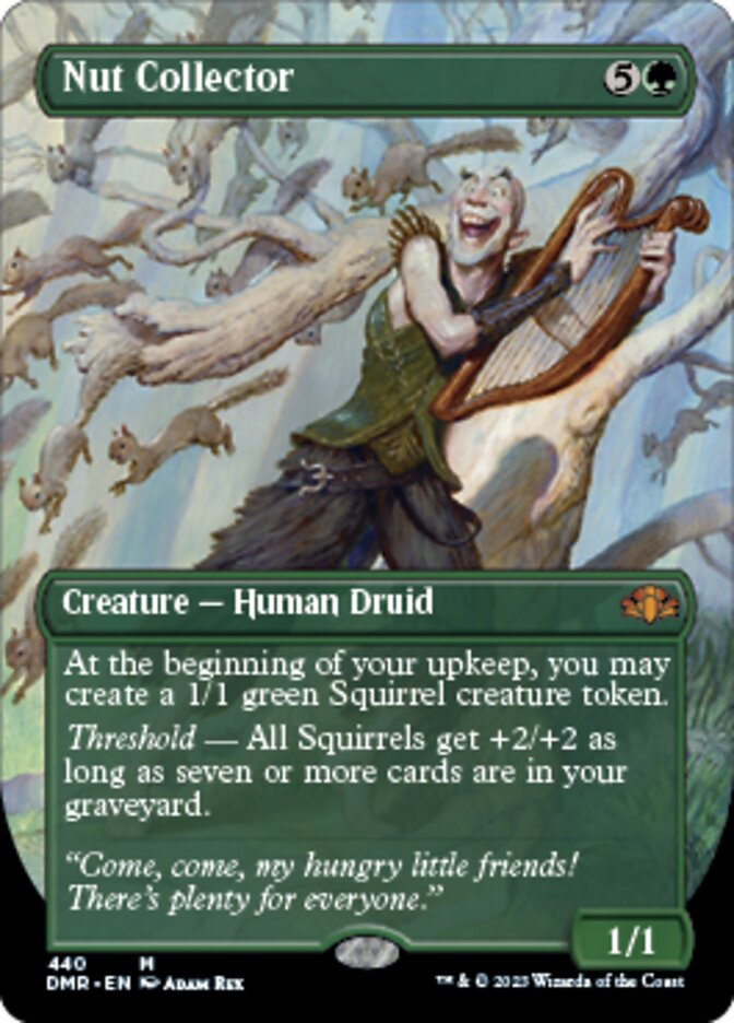 Nut Collector (Borderless Alternate Art) [Dominaria Remastered] | D20 Games