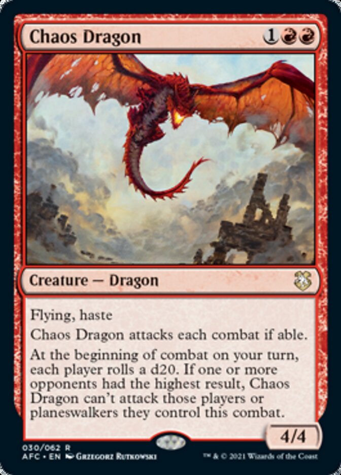 Chaos Dragon [Dungeons & Dragons: Adventures in the Forgotten Realms Commander] | D20 Games