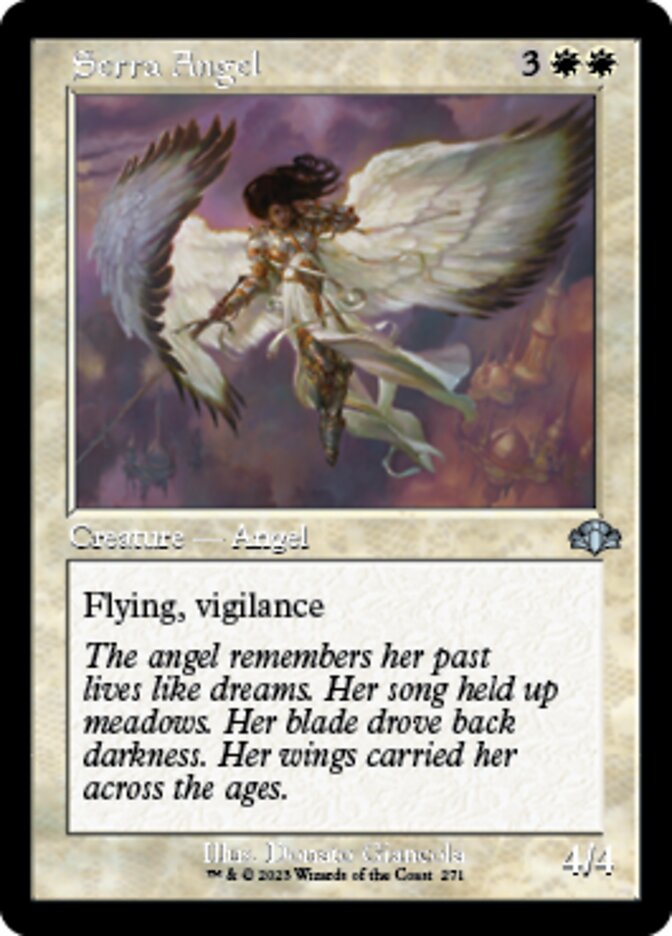 Serra Angel (Retro) [Dominaria Remastered] | D20 Games