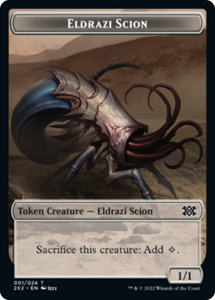 Drake // Eldrazi Scion Double-sided Token [Double Masters 2022 Tokens] | D20 Games