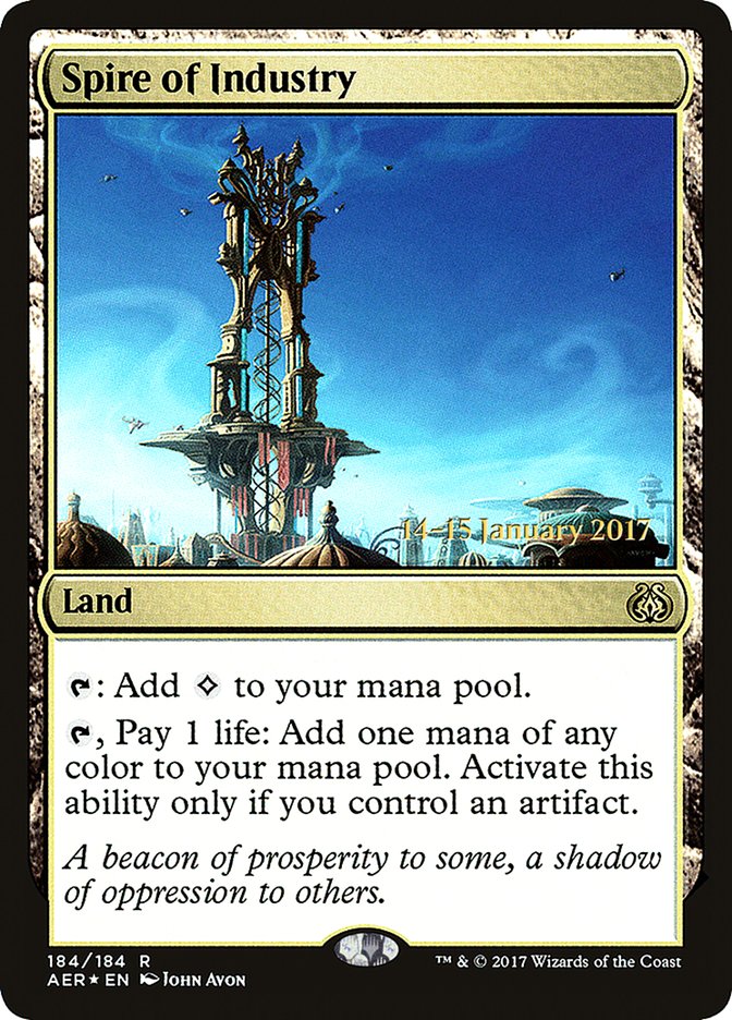 Spire of Industry  [Aether Revolt Prerelease Promos] | D20 Games