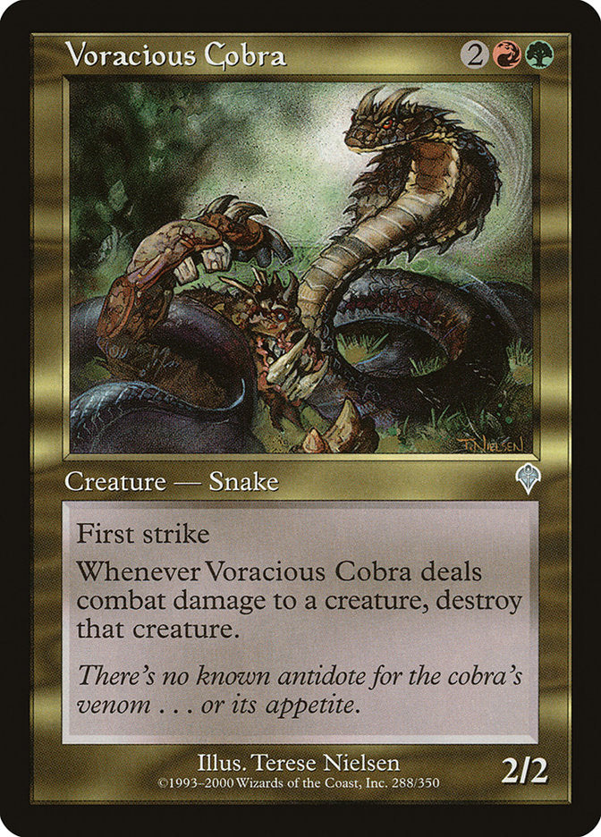 Voracious Cobra [Invasion] | D20 Games