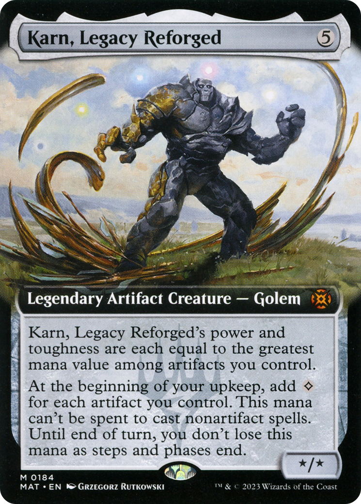 Karn, Legacy Reforged (Extended Art) [March of the Machine: The Aftermath] | D20 Games