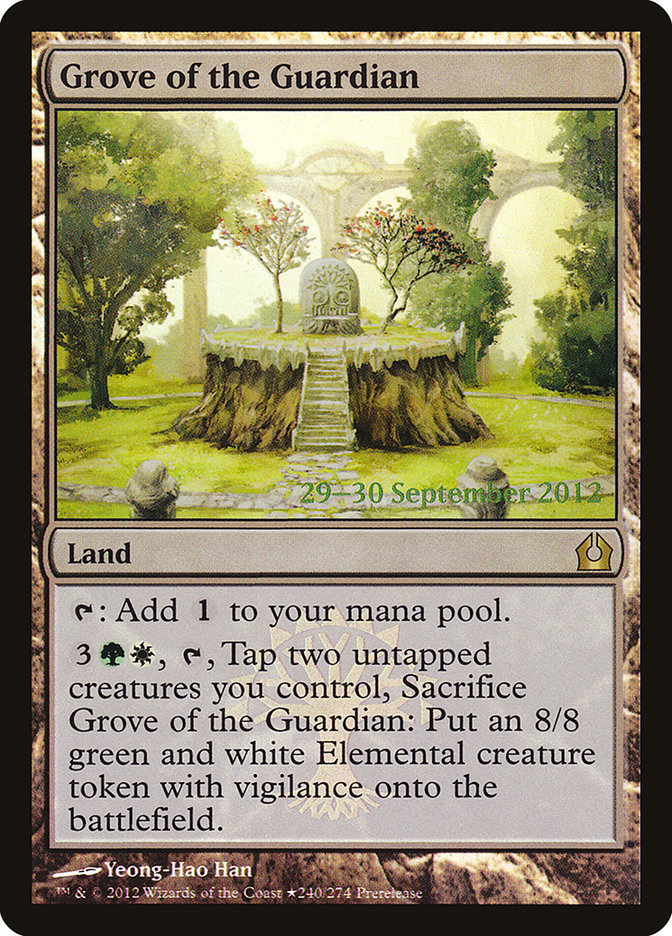 Grove of the Guardian [Return to Ravnica Prerelease Promos] | D20 Games