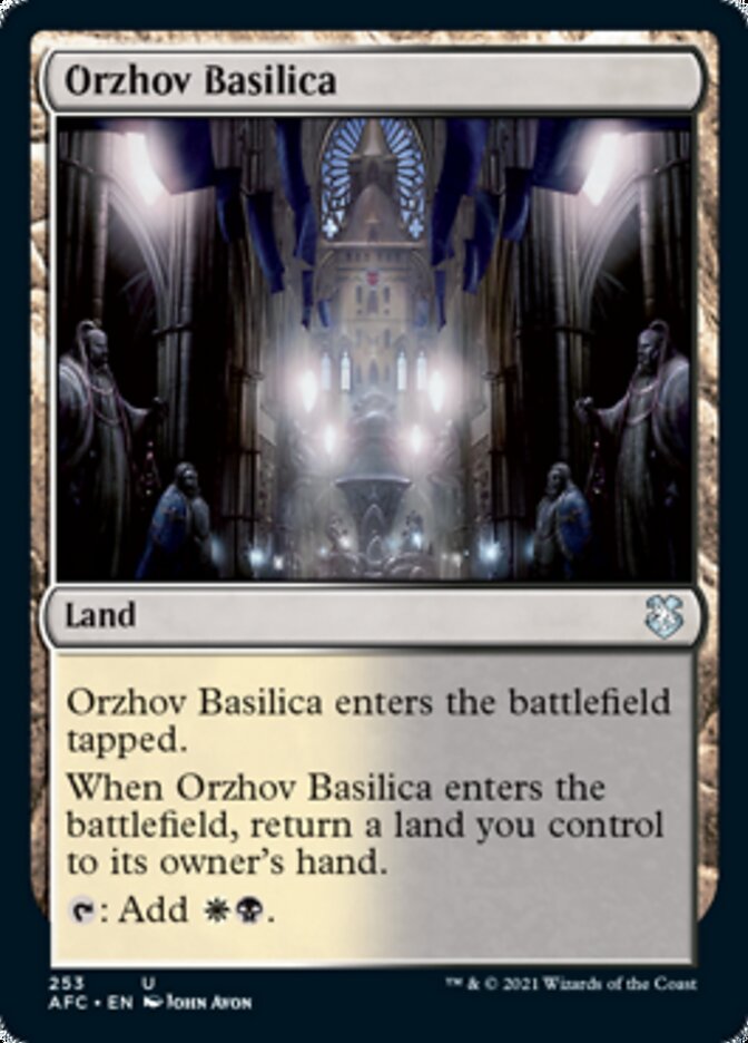 Orzhov Basilica [Dungeons & Dragons: Adventures in the Forgotten Realms Commander] | D20 Games