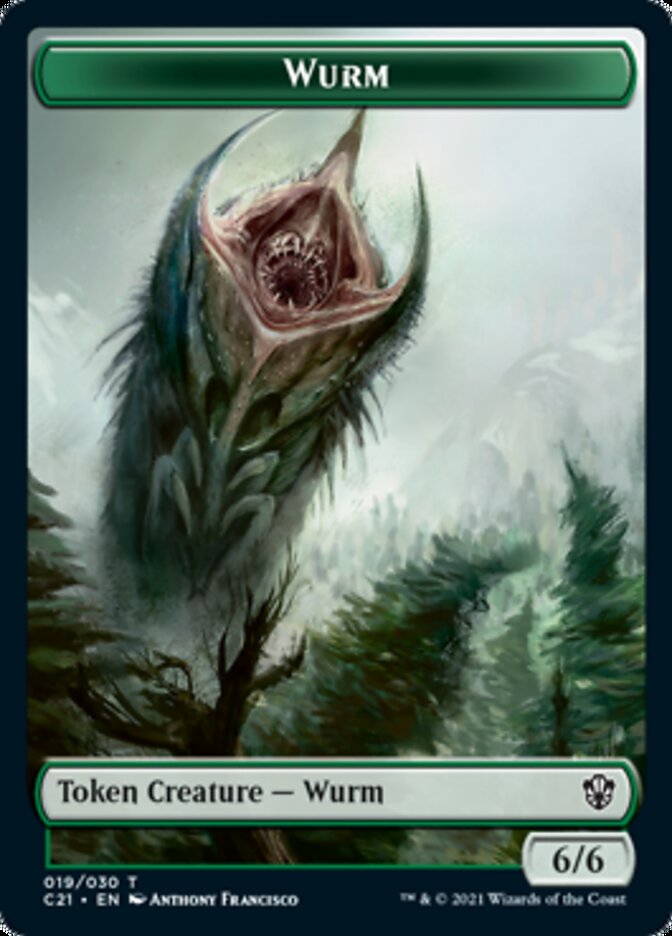 Wurm // Kraken Token [Commander 2021 Tokens] | D20 Games