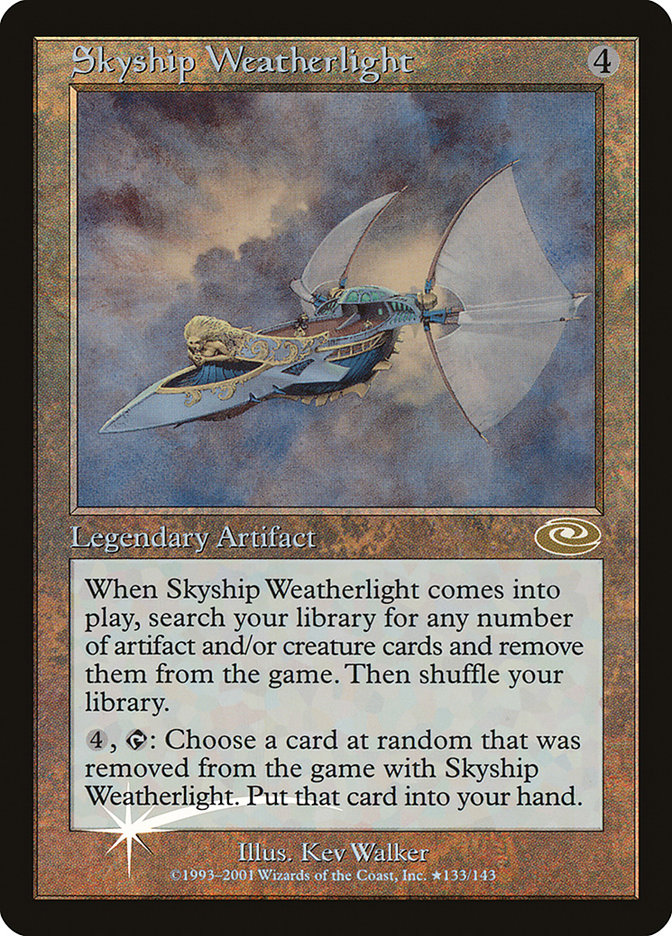 Skyship Weatherlight (Kev Walker) [Planeshift] | D20 Games