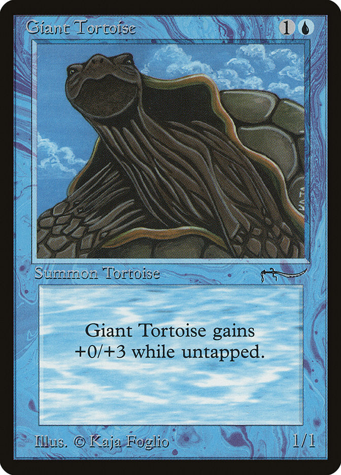 Giant Tortoise (Light Mana Cost) [Arabian Nights] | D20 Games