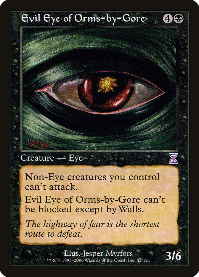 Evil Eye of Orms-by-Gore [Time Spiral Timeshifted] | D20 Games