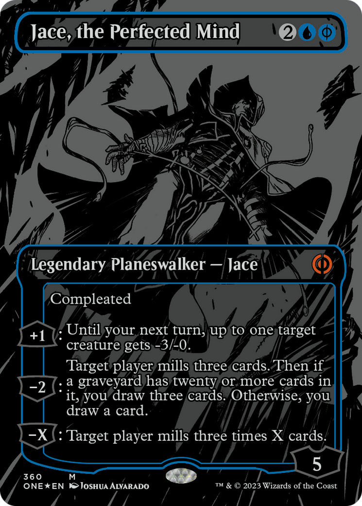 Jace, the Perfected Mind (Oil Slick Raised Foil) [Phyrexia: All Will Be One] | D20 Games