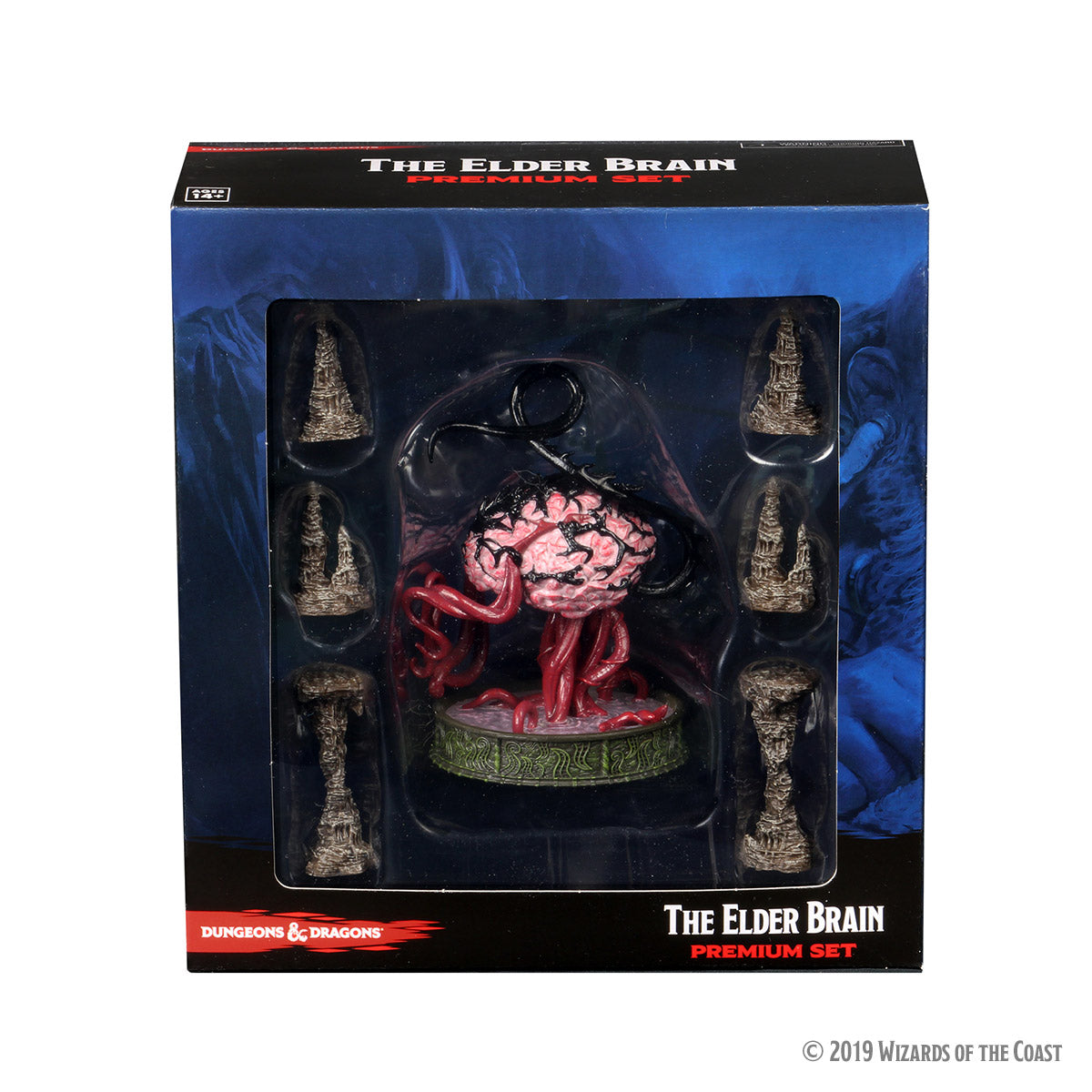 Dungeons & Dragons Fantasy Miniatures: Icons of the Realms Set 13 Volo & Mordenkainen`s Foes Premium Set - Elder Brain & Stalagmites | D20 Games