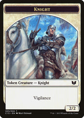 Knight (005) // Spirit (023) Double-Sided Token [Commander 2015 Tokens] | D20 Games