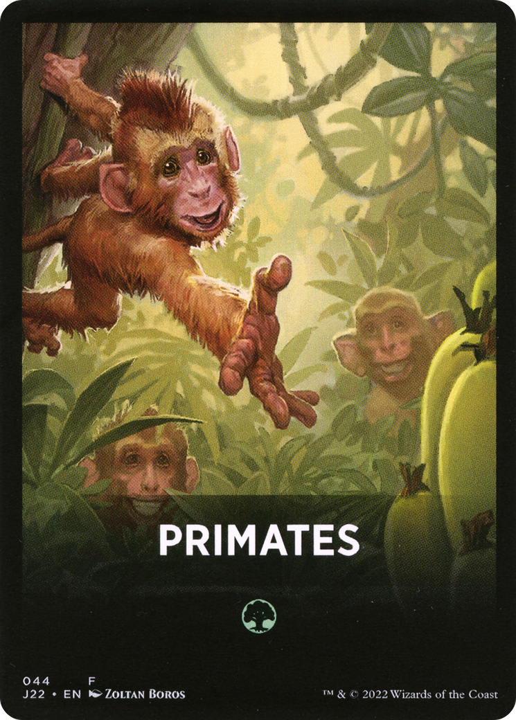 Primates Theme Card [Jumpstart 2022 Front Cards] | D20 Games