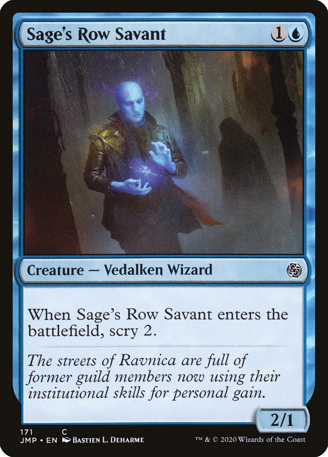 Sage's Row Savant [Jumpstart] | D20 Games