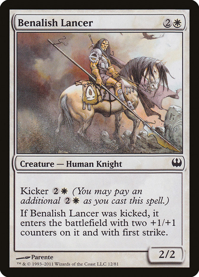 Benalish Lancer [Duel Decks: Knights vs. Dragons] | D20 Games